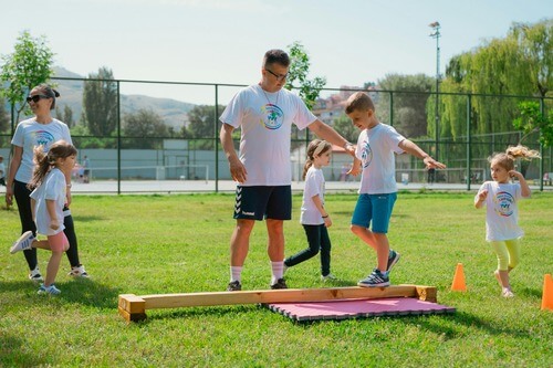 Backyard obstacle course