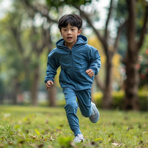 Boy running
