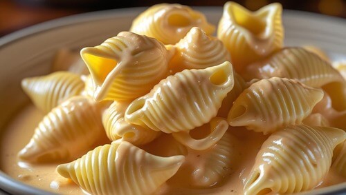 Toddler Meal Ideas - cheesy past shells