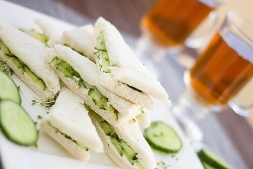 Toddler Meal Ideas - cucumber and cheese sandwich