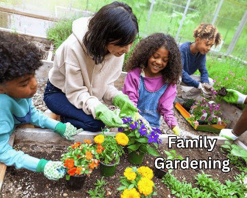 family gardening