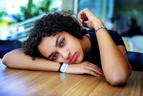 Girl being stubborn. 
