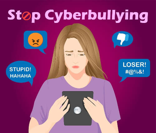 girl stop cyber bullying