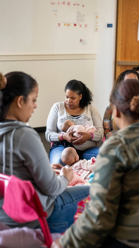 Motherhood support group.