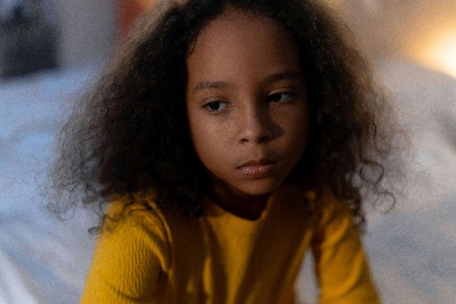 Sad child.