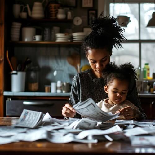 Single mom finances