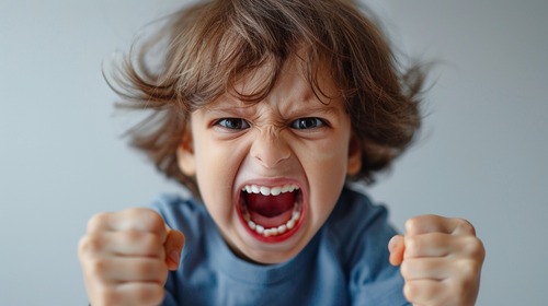 Very strong-willed preschooler.