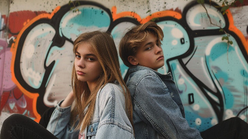 Tween sibling rivalry.