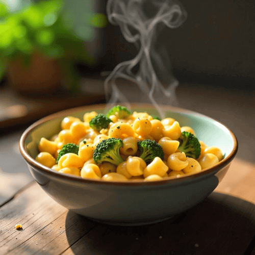 Toddler Meal Ideas - Veggie mac and cheese