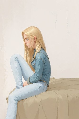 Angry teen Ai generated