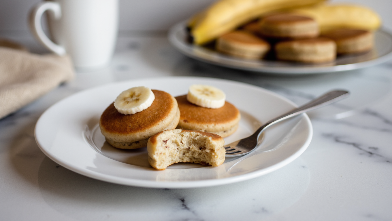 Banana Pancake bites