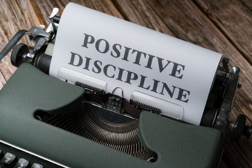 Positive discipline sign.