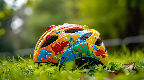 colourful safety helmet